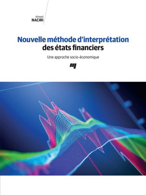 cover image of Nouvelle méthode d'interprétation des états financiers
